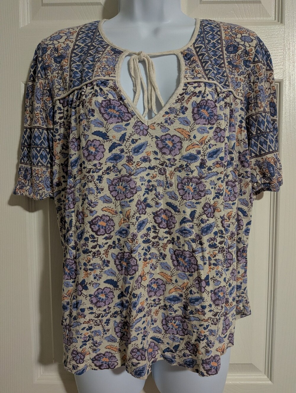 Lucky Brand Large Floral Top